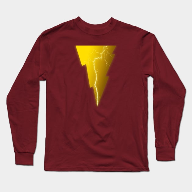 DCEU Shazam Lightning Long Sleeve T-Shirt by Ryan